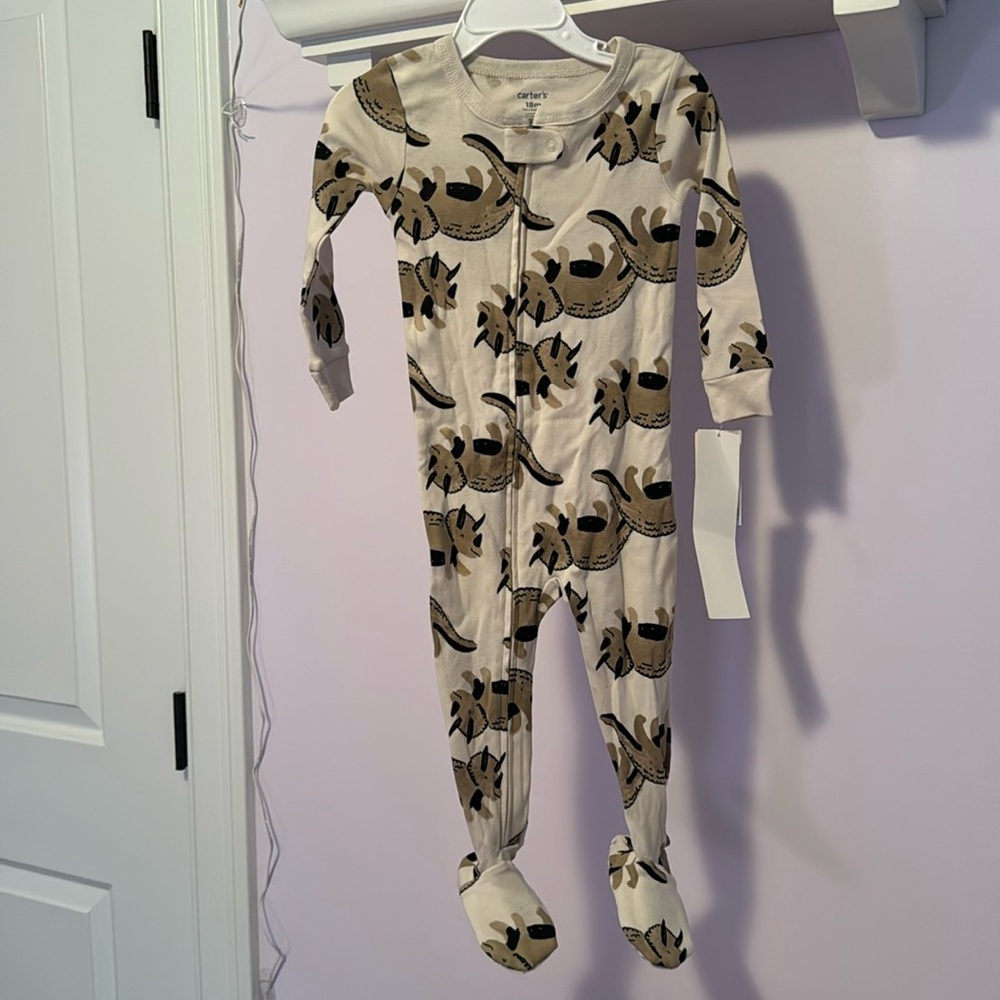 Carters Triceratops Pajamas